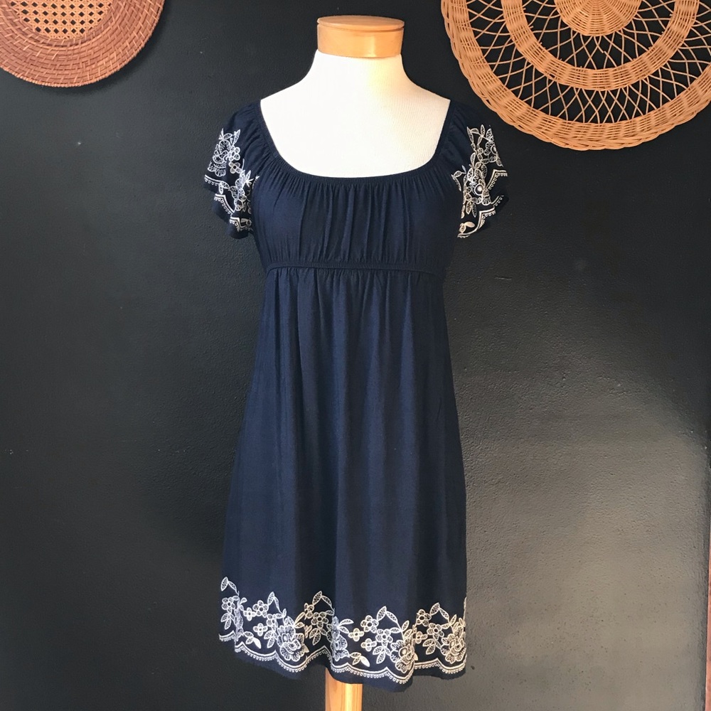 🌺One Clothing brand blue off the shoulder dress